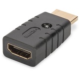 Digitus DA-70466 conmutador de vídeo HDMI, Adattatore Nero, HDMI, HDMI, HDMI, Nero, 3840 x 2160 Pixel, 4K Ultra HD