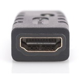 Digitus DA-70466 conmutador de vídeo HDMI, Adattatore Nero, HDMI, HDMI, HDMI, Nero, 3840 x 2160 Pixel, 4K Ultra HD