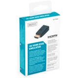 Digitus DA-70466 conmutador de vídeo HDMI, Adattatore Nero, HDMI, HDMI, HDMI, Nero, 3840 x 2160 Pixel, 4K Ultra HD