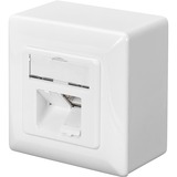 Digitus DN-9006-N presa energia RJ-45 Bianco bianco, RJ-45, Bianco, 80 mm, 80 mm