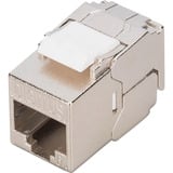 Digitus Modulo Keystone compatto CAT 6A schermato senza attrezzi, Modulo di Keystone 