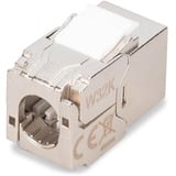 Digitus Modulo Keystone compatto CAT 6A schermato senza attrezzi, Modulo di Keystone 