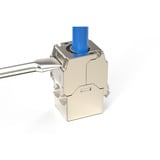 Digitus Modulo Keystone compatto CAT 6A schermato senza attrezzi, Modulo di Keystone 