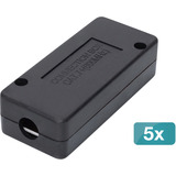Digitus Modulo di collegamento CAT 7, schermato, 5 pezzi, Connessione Nero