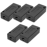Digitus Modulo di collegamento CAT 7, schermato, 5 pezzi, Connessione Nero