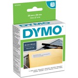 Dymo LW - Etichetta con indirizzo di ritorno grande - 25 x 54 mm - S0722520 Bianco, Etichetta per stampante autoadesiva, Carta, Permanente, Rettangolo, LabelWriter