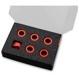 EKWB EK-Quantum Torque Compression Ring 6-Pack HDC 12 - Red rosso