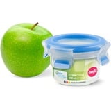 Emsa 508550 recipiente per cibo Rotondo Contenitore 0,15 L Trasparente 1 pz, Casella trasparente/Blu, Contenitore, Rotondo, 0,15 L, Trasparente, Polipropilene (PP), Elastomero Termoplastico (TPE), Frutta