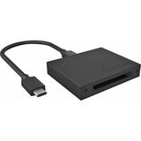 ICY BOX IB-CR402-C31 lettore di schede USB Nero Nero, CFast, CFast 2.0, Nero, 6000 Mbit/s, Alluminio, Windows, macOS, USB