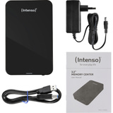 Intenso Memory Center disco rigido esterno 8000 GB Nero, Hard-disk Nero, 8000 GB, 3.5", 3.2 Gen 1 (3.1 Gen 1), 5400 Giri/min, Nero