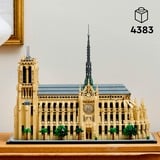 LEGO Architecture 21061 Notre-Dame de Paris, Kit Modellismo per Adulti di Monumento da Collezione, Regalo per Mamma o Papà, Giochi di costruzione Kit Modellismo per Adulti di Monumento da Collezione, Regalo per Mamma o Papà, Set da costruzione, 18 anno/i, Plastica, 4383 pz, 3,88 kg