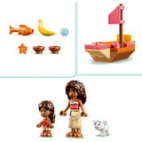 LEGO Disney Princess La capanna e la barca di Vaiana, Giochi di costruzione 