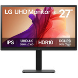 LG 27BA45U-B Monitor PC 68,6 cm (27") 3840 x 2160 Pixel 4K Ultra HD Nero, Monitor LED Nero, 68,6 cm (27"), 3840 x 2160 Pixel, 4K Ultra HD, 5 ms, Nero