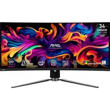 MSI MAG 341CQP QD-OLED, Monitor di gioco Nero