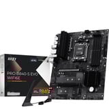 MSI PRO B840M-P WIFI6E, Scheda madre Nero/Argento