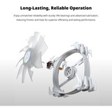 Montech HP140 ARGB PWM 140x140x25, Ventola bianco