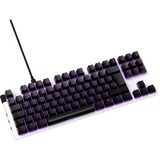 NZXT KB-1TKDE-WR tastiera USB QWERTZ Tedesco Bianco bianco/Nero, Tenkeyless (80 - 87%), USB, Interruttore a chiave meccanica, QWERTZ, LED, Bianco