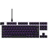 NZXT KB-1TKDE-WR tastiera USB QWERTZ Tedesco Bianco bianco/Nero, Tenkeyless (80 - 87%), USB, Interruttore a chiave meccanica, QWERTZ, LED, Bianco