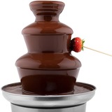 Princess 01.292998.01.001 Fontana di cioccolato XL argento/Nero, Acciaio inossidabile, Acciaio inossidabile, 600 g, 700 ml, AC, 90 W