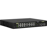 QNAP QSW-M2116P-2T2S switch di rete Gestito L2 2.5G Ethernet Supporto Power over Ethernet (PoE) Nero Gestito, L2, 2.5G Ethernet, Full duplex, Supporto Power over Ethernet (PoE), Montaggio rack