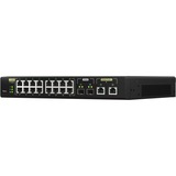 QNAP QSW-M2116P-2T2S switch di rete Gestito L2 2.5G Ethernet Supporto Power over Ethernet (PoE) Nero Gestito, L2, 2.5G Ethernet, Full duplex, Supporto Power over Ethernet (PoE), Montaggio rack