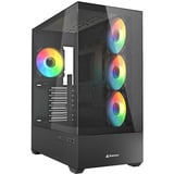 Sharkoon AK6 RGB, Chassis Tower Nero