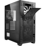 Sharkoon ELITE SHARK TG7M RGB Nero Nero, PC, Nero, ATX, EATX, micro ATX, Mini-ITX, Giocare, Multi, Ventole