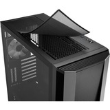 Sharkoon ELITE SHARK TG7M RGB Nero Nero, PC, Nero, ATX, EATX, micro ATX, Mini-ITX, Giocare, Multi, Ventole