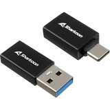 Sharkoon USB 3.2 Gen 1 Adapter OfficePal, USB-A > USB-C / USB-C > USB-A, Adattatore Nero