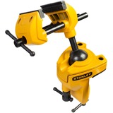 Stanley 1-83-069 morsa da banco Morsa manuale 4 cm giallo/Nero, Morsa manuale, 4 cm, Base girevole