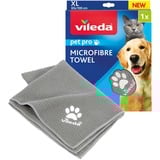 Vileda Asciugamano in microfibra Pet Pro XL grigio