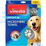 Vileda Asciugamano in microfibra Pet Pro XL grigio