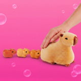 ZURU Pets Alive - Mommy Capybara and Baby Surprise, Gioco figura Pets Alive Mommy Cappy & Baby Surprise, Capibara giocattolo, 3 anno/i, Interattivo, Sonoro