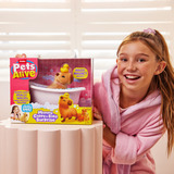 ZURU Pets Alive - Mommy Capybara and Baby Surprise, Gioco figura Pets Alive Mommy Cappy & Baby Surprise, Capibara giocattolo, 3 anno/i, Interattivo, Sonoro