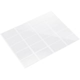 fischer GOW Fischer strisce di montaggio, 20 pezzi, Nasto adesivo bianco