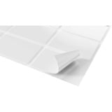 fischer GOW Fischer strisce di montaggio, 20 pezzi, Nasto adesivo bianco