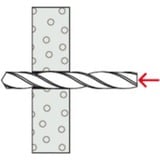 fischer Pinza professionale HM Z 1 rosso/Nero