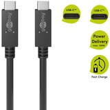 goobay 49252 cavo USB 0,5 m USB 3.2 Gen 2 (3.1 Gen 2) USB C Nero Nero, 0,5 m, USB C, USB C, USB 3.2 Gen 2 (3.1 Gen 2), Nero