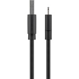 goobay 63523 cavo Lightning 1 m Nero Nero, 1 m, Lightning, USB A, Maschio, Maschio, Nero