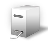 goobay Cavo di rete Cat.6a, U/UTP blu