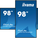 iiyama LH9875UHS-B2AG, Public Display Nero (opaco)