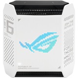 ASUS ROG Rapture GT6 Banda tripla (2.4 GHz/5 GHz/5 GHz) Wi-Fi 6 (802.11ax) Bianco 4 Interno, Router bianco, Bianco, Interno, Router Mesh, Potenza, 538,8 m², Banda tripla (2.4 GHz/5 GHz/5 GHz)