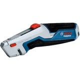 Bosch 1 600 A02 7M5 Taglierino Blu Coltello a lama di rasoio, Coltello di tappeto blu/grigio, 6,3 cm, 1,9 cm, 11 pz