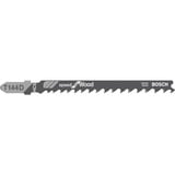 Bosch 2 608 637 880 lama per sega a gattuccio, sega a traforo e sega universale Lama per seghetto alternativo Acciaio al carbonio (HCS) 100 pz Lama per seghetto alternativo, Truciolare, Pannello in fibra, Legno dolce, Paniforte, Acciaio al carbonio (HCS), Grigio, 4 mm, 5,2 mm