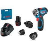 Bosch Avvitatore a batteria GSR 12V-15 FC Professional, 12 Volt, Cacciavite blu/Nero