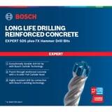 Bosch Expert SDS plus-7X Punta per trapano elicoidale 1 pz Martello perforatore, Punta per trapano elicoidale, 1,8 cm, 450 mm, Calcestruzzo duro, 40 cm