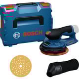 Bosch Levigatrice rotorbitale a batteria GEX 12V-150-3 Professional solo, 12 volt, Levigatrice orbitale casuale blu/Nero