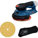 Bosch Levigatrice rotorbitale a batteria GEX 12V-150-3 Professional solo, 12 volt, Levigatrice orbitale casuale blu/Nero