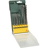 Bosch Martello perforatore PBH 2100 RE + set accessori 4 pezzi, Trapano a percussione verde/Nero