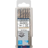 Bosch Punta a spirale PRO in acciaio inossidabile HSS-Co, Ø 6,5mm, Trapano 